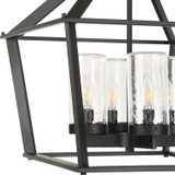 Uttermost - 21665 - Four Light Pendant - Evanston - Matte Black