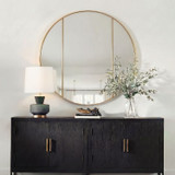Uttermost - 08392 - Mirror - Amram - Antique Brass