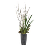 Uttermost - 60265 - Vase Centerpiece - Eterna Orchid - White