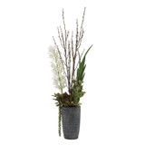 Uttermost - 60265 - Vase Centerpiece - Eterna Orchid - White