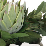 Uttermost - 60256 - Bowl Centerpiece - Protea Blooms - White
