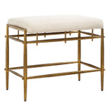 Uttermost - 53039 - Bench - Karleen - Antique Brass