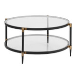 Uttermost - 50361 - Coffee Table - Chadid - Black Iron