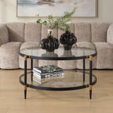 Uttermost - 50361 - Coffee Table - Chadid - Black Iron