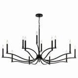 Kichler - 52698BK - 14 Light Chandelier - Malene - Black