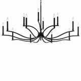 Kichler - 52698BK - 14 Light Chandelier - Malene - Black