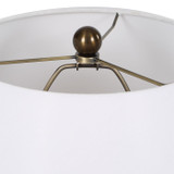 Uttermost - 30663 - One Light Table Lamp - Irena - Antique Brass