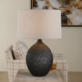 Uttermost - 30652-1 - One Light Table Lamp - Levee - Textured Satin Black