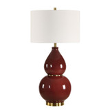 Uttermost - 30644-1 - One Light Table Lamp - Gourd - Antique Brass