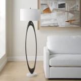Uttermost - 30643 - One Light Floor Lamp - Sonic - Antique Brass