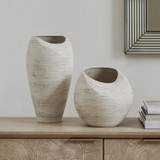 Uttermost - 18321 - Vases Set/2 - Inara - White