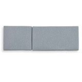 Uttermost - 53022 - Pool Chaise Cushion - Bea - Textured Charcoal Gray