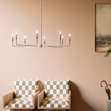 Kichler - 52691PN - Eight Light Chandelier - Alvaro - Polished Nickel