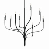 Kichler - 52675BK - Eight Light Chandelier - Livadia - Black