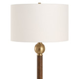 Uttermost - 30448 - One Light Floor Lamp - Keros - Dark Oak Wood
