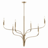 Kichler - 52674CPZ - Six Light Chandelier - Livadia - Champagne Bronze