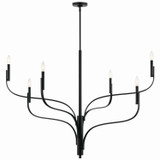 Kichler - 52674BK - Six Light Chandelier - Livadia - Black