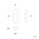 W.A.C. Lighting - WS-67514-40-BK - LED Wall Sconce - Orbix - Black