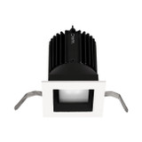 W.A.C. Lighting - R2SD1T-FTWB-BKWT - LED Regressed Downlight Trim - Volta - Black/White