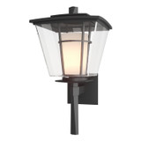 Hubbardton Forge - 304820-SKT-80-ZU0287 - One Light Outdoor Wall Sconce - Beacon Hall - Coastal Black