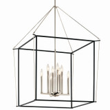 Kichler - 52628PN - Eight Light Foyer Pendant - Eisley - Polished Nickel