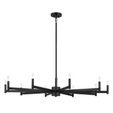 Kichler - 52613BK - Ten Light Chandelier - Erzo - Black