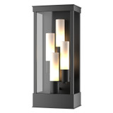 Hubbardton Forge - 304330-SKT-80-GG0392 - Four Light Outdoor Wall Sconce - Portico - Coastal Black