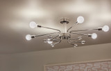 Kichler - 52602PN - Six Light Semi Flush Mount - Ocala - Polished Nickel