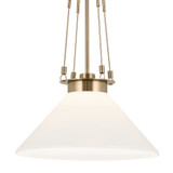 Kichler - 52581CPZ - One Light Pendant - Albers - Champagne Bronze