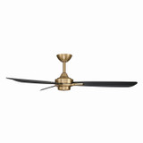 Minka Aire - F727-BBR/CL - 52" Ceiling Fan - Rudolph - Brushed Brass