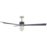 Minka Aire - F768L-BNW/NVY - 65"Ceiling Fan - Nauticus - Brushed Nickel Wet With Navy Blades
