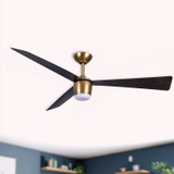 Minka Aire - F744L-LBR/DO - 52"Ceiling Fan - Elavan - Legacy Brass