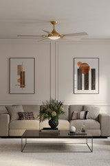 Minka Aire - F783L-HBR/WCD - 65" Ceiling Fan - Cadena - Heritage Brass