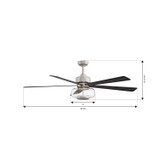 Minka Aire - F769L-BN/CL - 60" Ceiling Fan - Ligero - Brushed Nickel