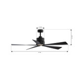 Minka Aire - F766L-CL - 54" Ceiling Fan - Oovin - Coal
