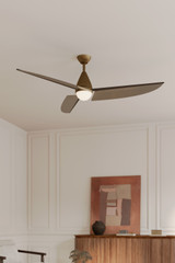 Minka Aire - F758L-HBR/DB - 65" Ceiling Fan - Lirden - Heritage Brass