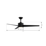 Minka Aire - F646L-CL - 52" Ceiling Fan - Verna - Coal