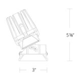 W.A.C. Lighting - R4FSAL-940-DB - LED Adjustable Trimless - 4In Fq Downlights - Dark Bronze
