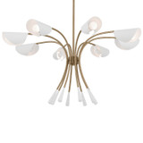 Kichler - 52560CPZWH - Eight Light Chandelier - Arcus - Champagne Bronze