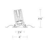 W.A.C. Lighting - R2FSWT-940-DB - LED Wall Wash Trim - 2In Fq Downlights - Dark Bronze