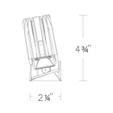 W.A.C. Lighting - R2FSWL-940-DB - LED Wall Wash Trimless - 2In Fq Downlights - Dark Bronze