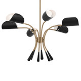 Kichler - 52559CPZBK - Six Light Chandelier - Arcus - Champagne Bronze