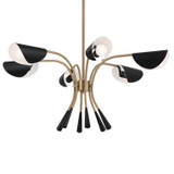 Kichler - 52559CPZBK - Six Light Chandelier - Arcus - Champagne Bronze