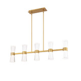 W.A.C. Lighting - PD-91536-35-AB - LED Pendant - Hourglass - Aged Brass