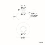 W.A.C. Lighting - PD-48520-40-BK - LED Pendant - Doma - Black
