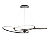 W.A.C. Lighting - PD415660-TWA-BK - LED Chandelier - Sidewinder - Black