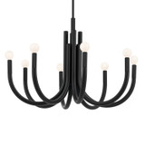 Kichler - 52550BK - Eight Light Chandelier - Odensa - Black