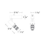 W.A.C. Lighting - L-1210-940-WT - LED Framing Projector Track Luminaire - Stealth Framing Projector - White