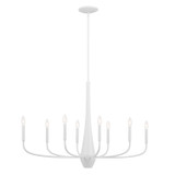 Kichler - 52528WH - Eight Light Chandelier - Deela - White