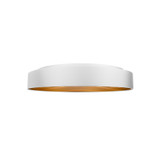 W.A.C. Lighting - FM701626-WT/GO - LED Flush Mount - Gaston - White/Gold